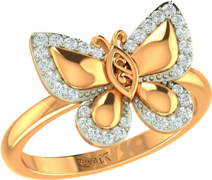 fluttering butterfly ring