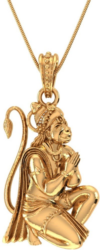 Gold hanuman deals pendant tanishq