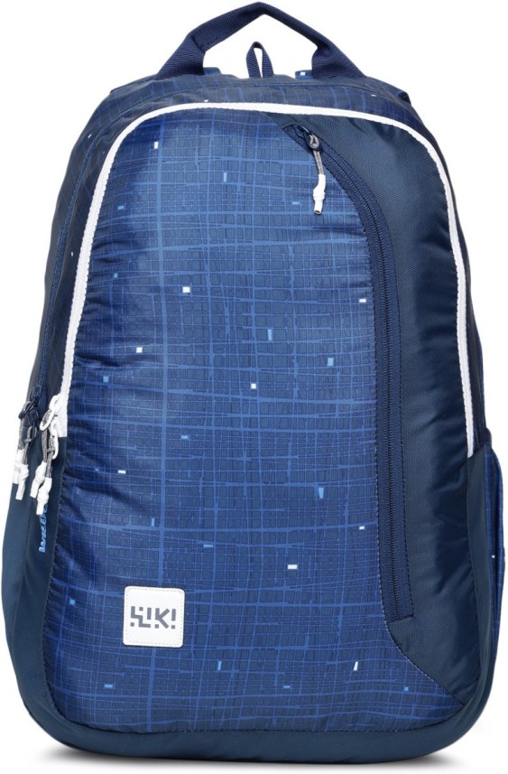 wildcraft blue graphic backpack