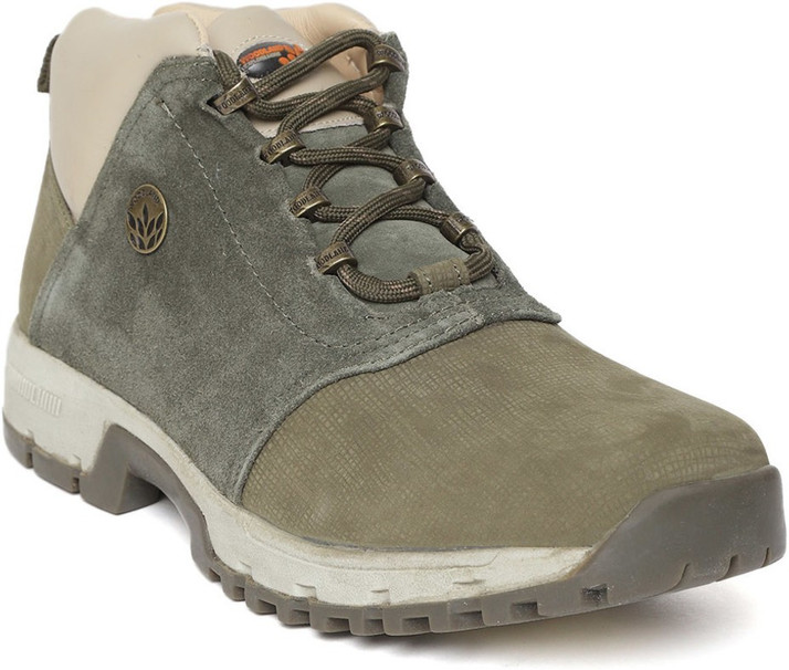woodland olive green shoes