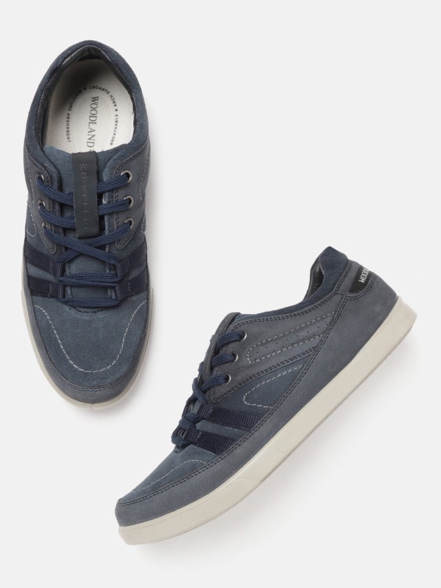 woodland navy casual sneakers