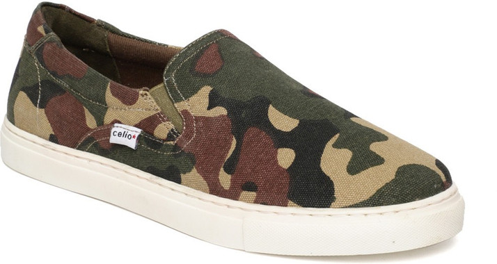 celio brown sneakers