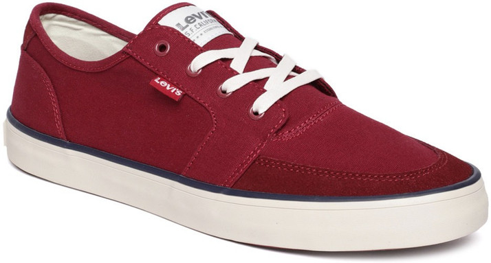 levis red shoes