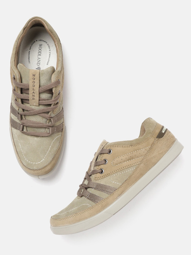 woodland khaki sneakers