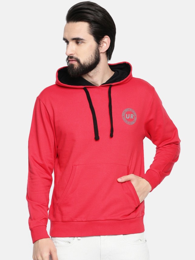 lee full sleeve solid men's sweatshirt