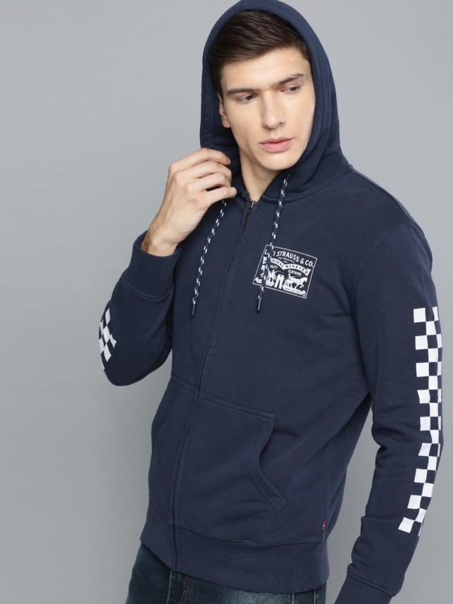 levi's full sleeve printed men's sweatshirt