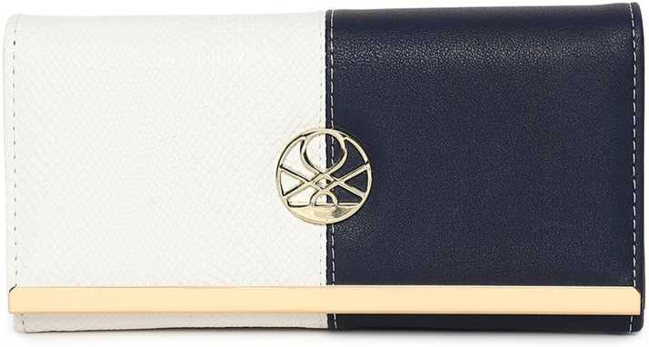 United Colors Of Benetton Women White Artificial Leather Wallet White Price In India Flipkart Com