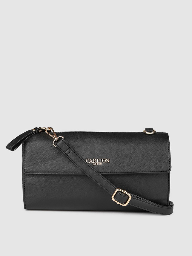 CARLTON LONDON Women Black Sling Bag 