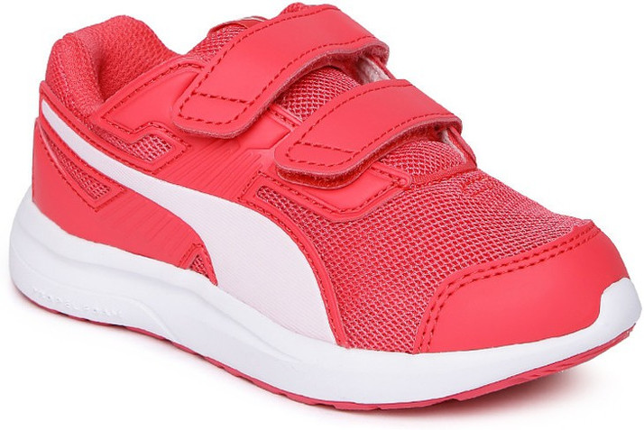 puma velcro shoes red