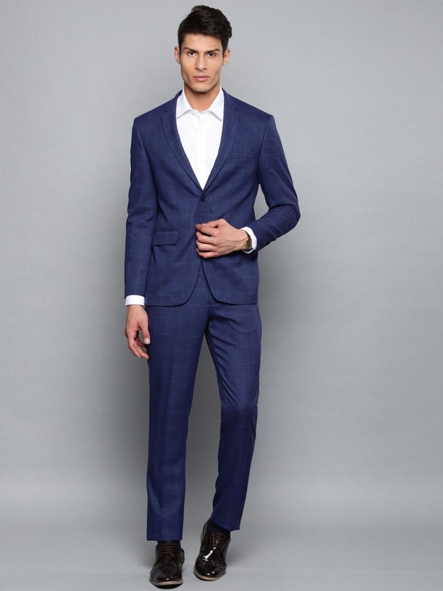 louis philippe blue suit