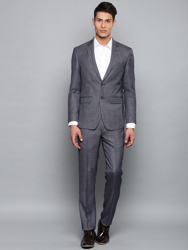 LOUIS PHILIPPE Men Slim Fit Formal Suit 
