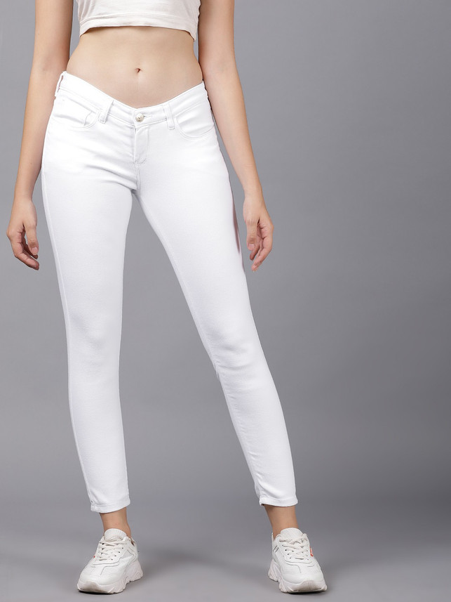 white jeans flipkart
