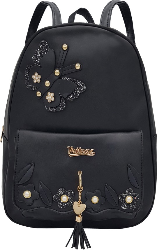 black leather backpack purses