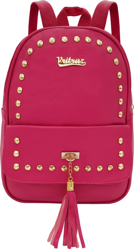 plain pink backpack