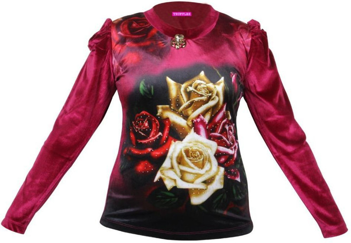 velvet full sleeve top