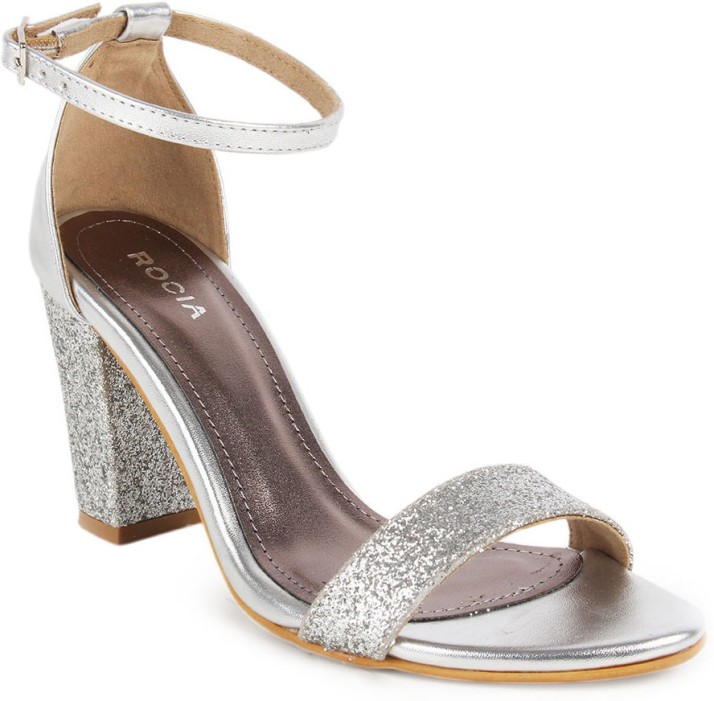 ROCIA Women Silver Heels - Buy ROCIA 