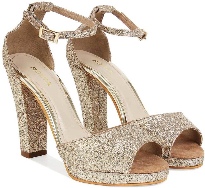 buy gold heels online