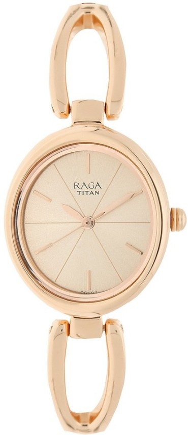 titan raga rose gold