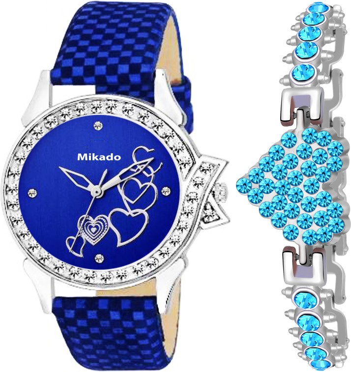 watch with bracelet set flipkart