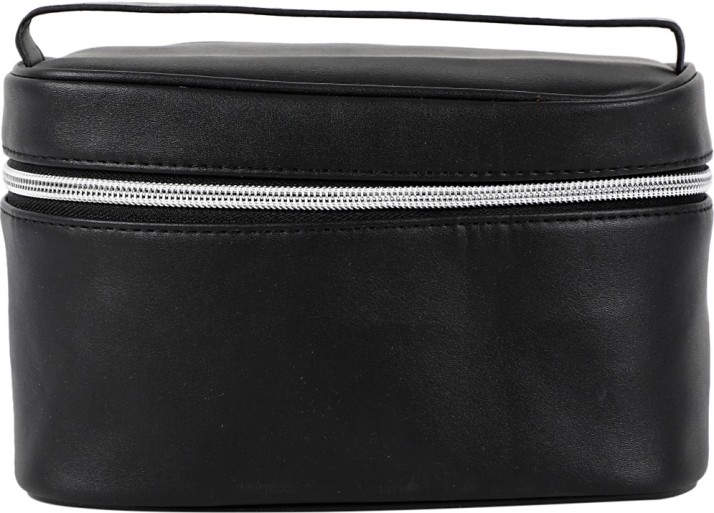 black makeup pouch