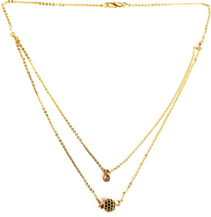 Designer Golden light Chain Jewellery 