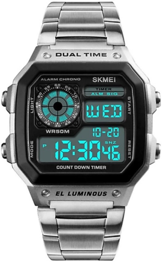 analog watch with countdown timer