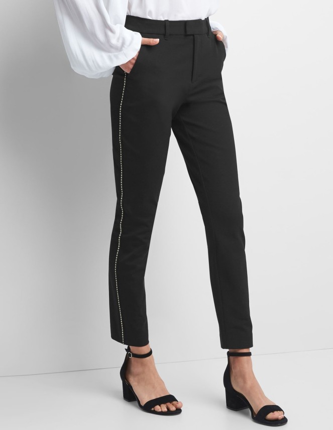 gap black trousers