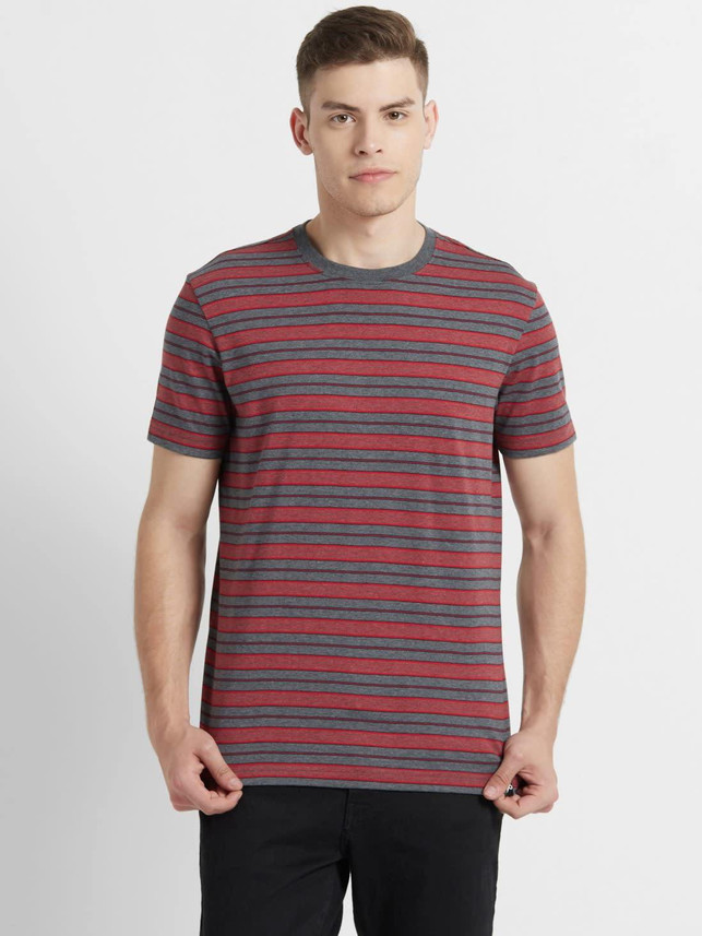 Buy JOCKEY Striped Men Round Neck 