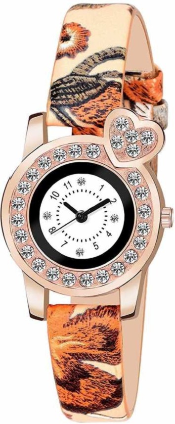 diamond heart watch