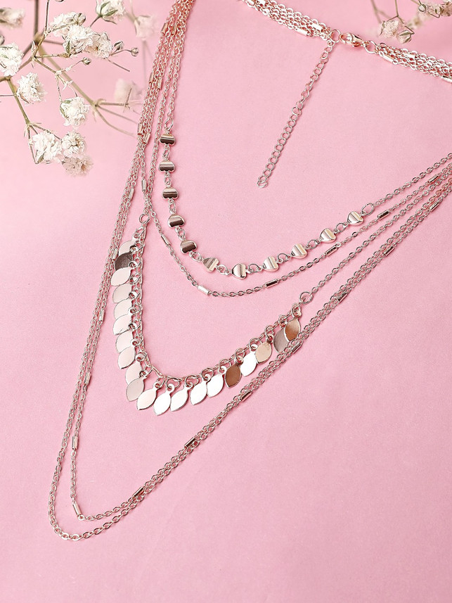 RUBANS Rubans Rose Gold Toned Multi 