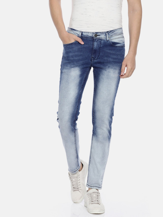 BEING HUMAN Skinny Men Blue Jeans - Buy 