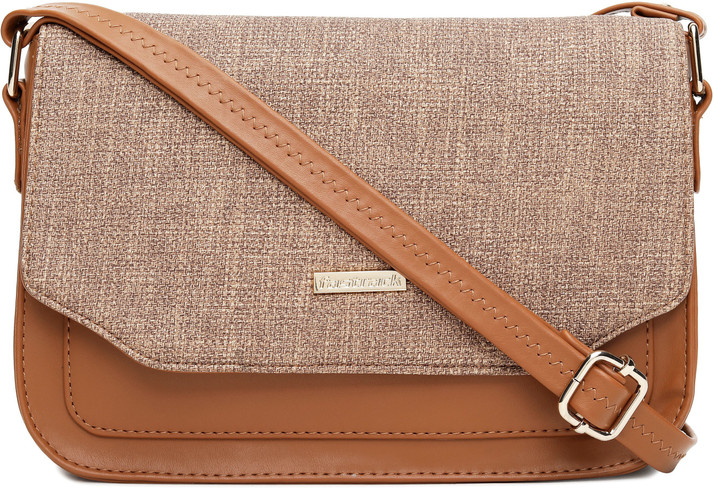 tan sling bag
