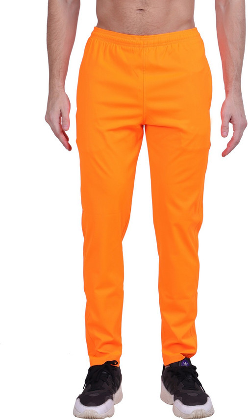 orange track pants mens