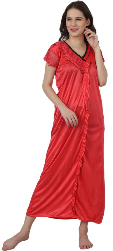 flipkart satin nighty