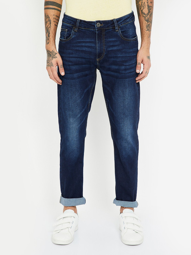 FORCA Regular Men Dark Blue Jeans - Buy 