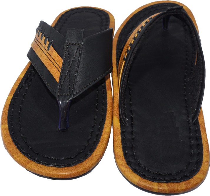 Good Friend Men Black Sandals - Buy 