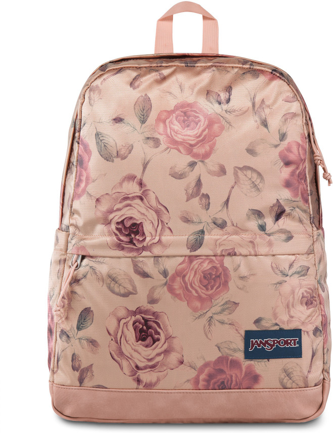 rose gold jansport backpack