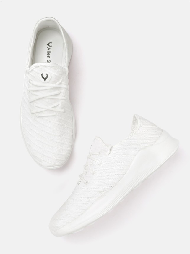 allen solly white sneakers