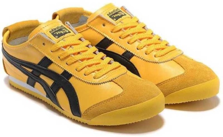 Onitsuka Tiger Yellow Sneakers For Men 