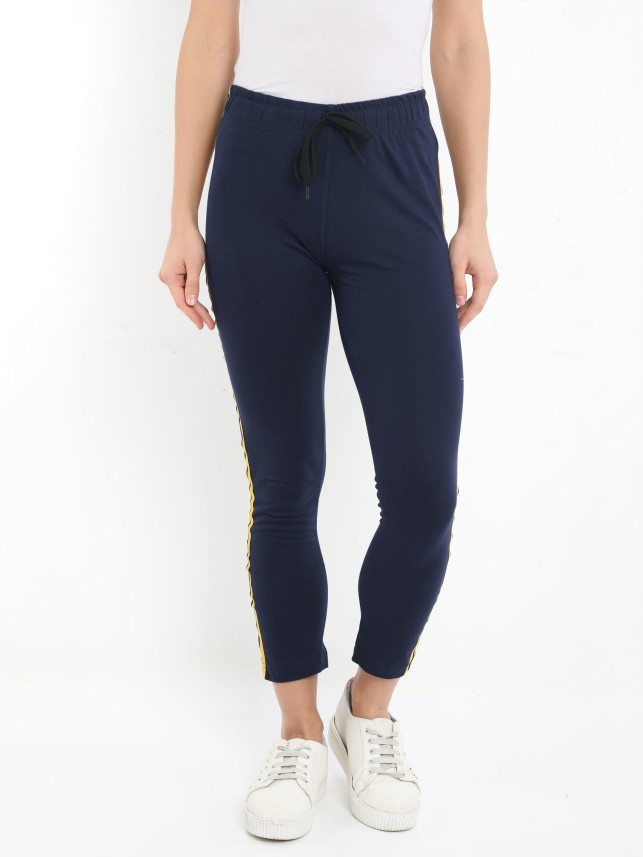 blue track pants womens