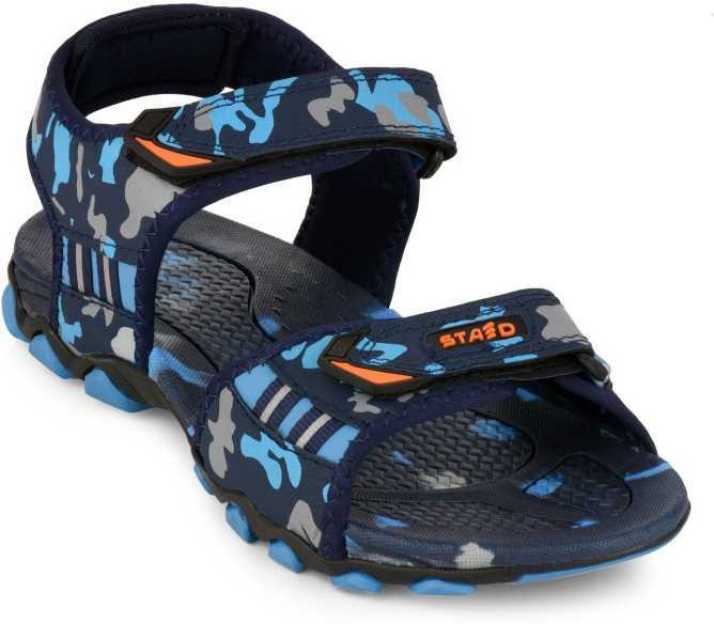 STEAD Men Blue Sports Sandals - Buy STEAD Men Blue Sports Sandals 