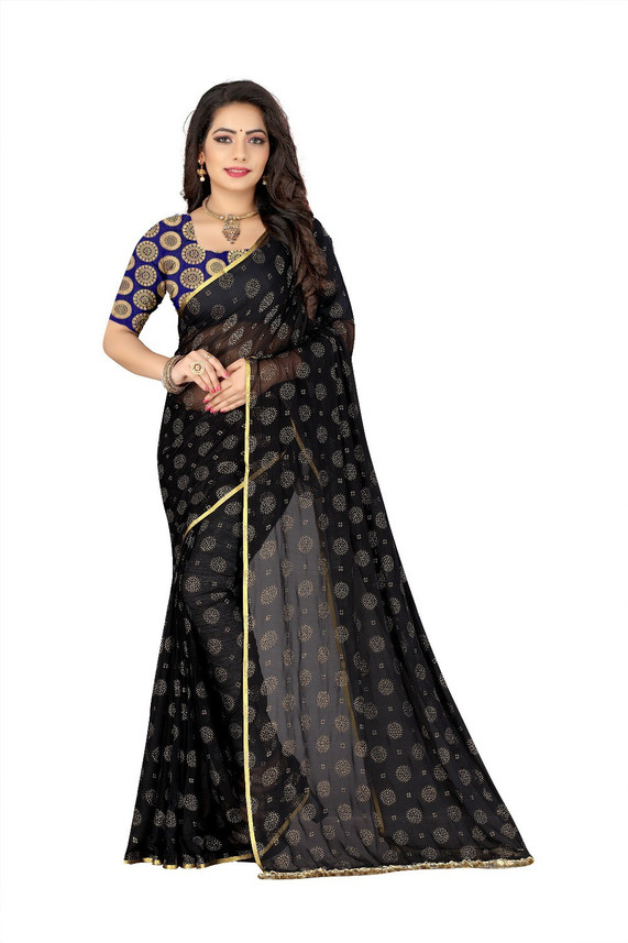 3SIX5 Embellished Daily Wear Chiffon 