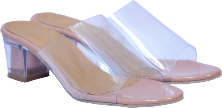 transparent heels flipkart