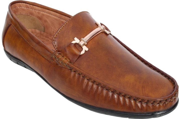 ferragamo leather loafers