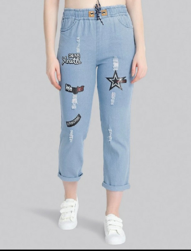 printed jeans for womens flipkart