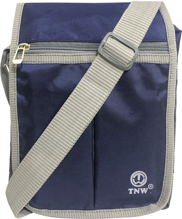 navy blue sling bag