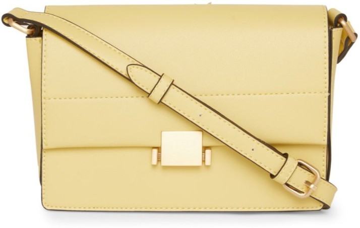 aldo yellow purse