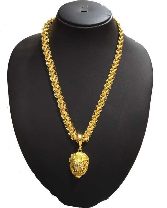 SHANKH-KRIVA lion Pendant with link 