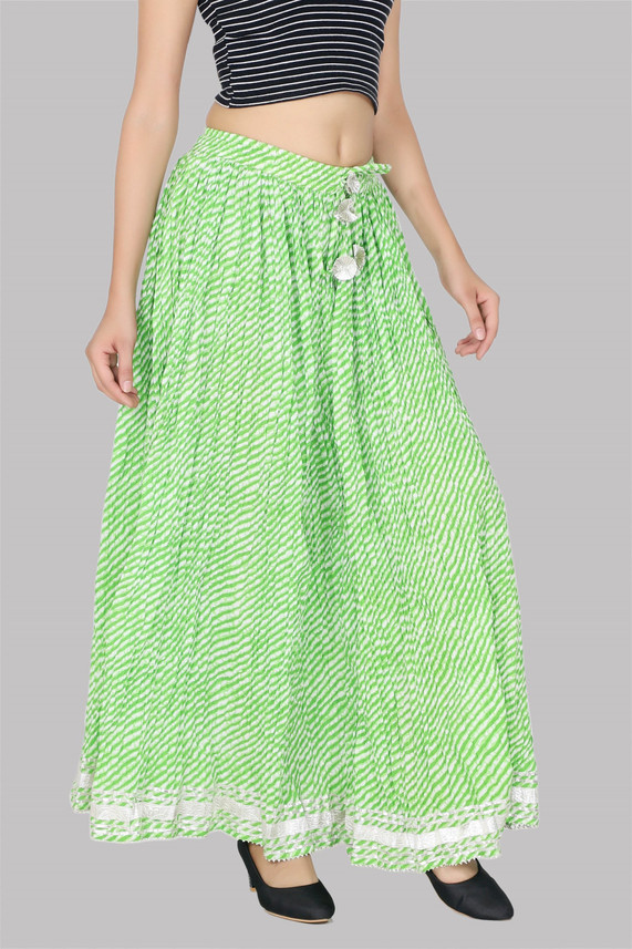 light green skirt