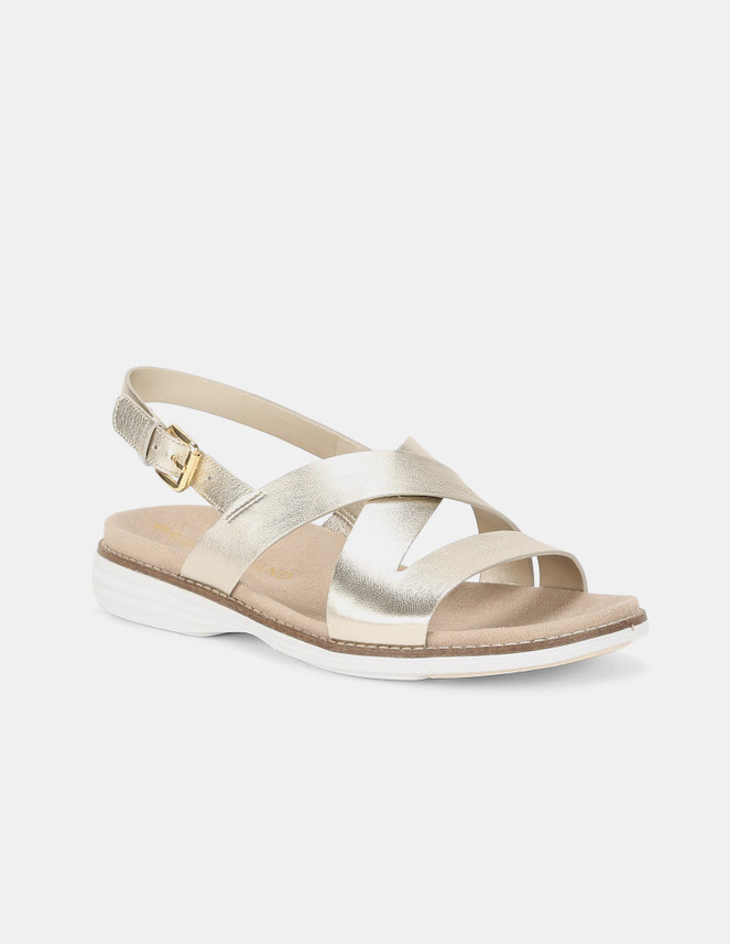 cole haan gold sandals